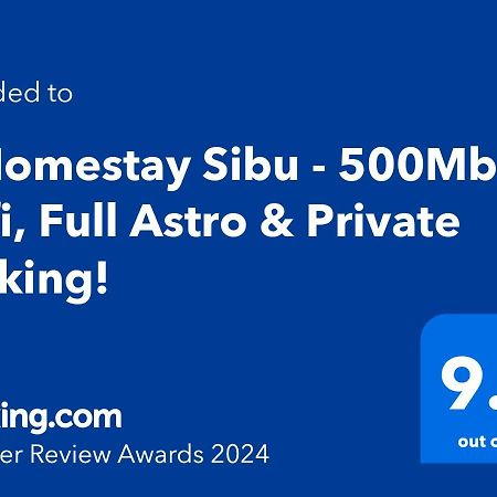 H Homestay Sibu - 500Mbps Wifi, Full Astro & Private Parking! Eksteriør billede